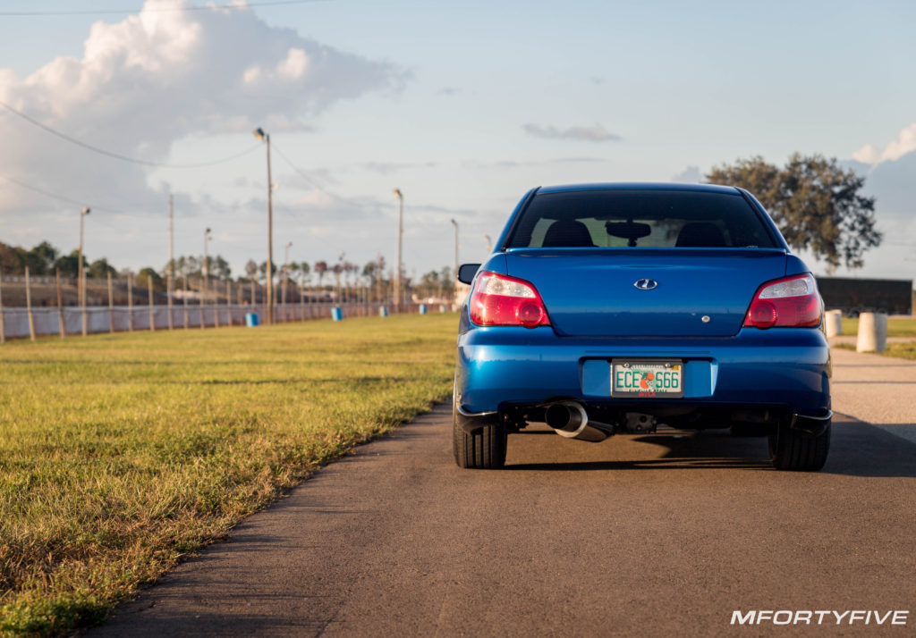 2005 Subaru Impreza WRX World Rally Blue